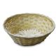 48 Pieces 9" x 7" Oval Bamboo Baskets 3.5" Deep - Baskets