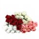 24 Pieces 19" Artificial Silk Roses Reds and Pinks - Artificial Flowers