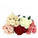 24 Pieces 17" Artificial Silk Roses - Artificial Flowers