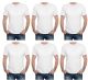 Men's Cotton Short Sleeve T-Shirt Size Medium - White