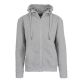24 Pieces Grey Zip Up Hoodies In Size L - Mens Sweat Shirt