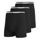12 Packs Blu Rock Men's Stretch Cotton Boxer Briefs (3 Count) Black Large - Mens Underwear