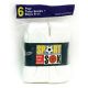 30 Pairs Yacht & Smith Kids 17 Inch Cotton Tube Socks Solid White Size 6-8 - Boys Ankle Sock