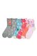 240 Pieces Girl's Assorted Design Crew Socks Size 6-8 - Girls Crew Socks