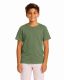 24 Pieces Kids Youth Cotton Army Green T Shirts Size X-Large - Boys T Shirts
