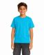 24 Pieces Kids Youth Cotton Turquoise Blue T Shirts Size Small - Boys T Shirts