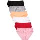 216 Pieces Mamia Ladies Printed Cotton Bikini Panty Size Large - Womens Underwear For Donation