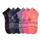432 Pairs Mamia Spandex Socks (pat003) 6-8 - Girls Ankle Sock