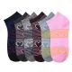 432 Pairs Mamia Spandex Socks (pulse) 6-8 - Womens Crew Sock