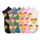 432 Pairs Mamia Spandex Socks (rheart) 9-11 - Girls Ankle Sock
