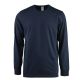 36 Pieces Men's Classic Crew Neck Long Sleeves Ribbed Cuff T-Shirt Navy 2xlarge - Mens Sweat Shirt