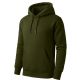 24 Packs Men's Heavyweight FleecE-Lined Pullover Hoodie Olive Size L - Mens Sweat Shirt
