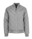 12 Packs Men's Heavyweight Quilted Bomber Jacket Grey Size L - Mens Jackets