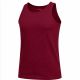 24 Packs Men's Heavyweight Ribbed Tank Top Burgundy Size L - Mens Undershirts