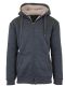 8 Packs Men's Heavyweight Sherpa FleecE-Lined Full Zip Hoodie Charcoal XL - Mens Sweat Shirt