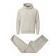 12 Packs Men's Heavyweight Soft Fleece Pullover Hoodie & Jogger Set Light Oatmeal Size M - Mens Sweat Shirt