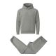 12 Packs Men's Heavyweight Soft Fleece Pullover Hoodie & Jogger Set Heather Gray Size L - Mens Sweat Shirt