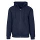 24 Packs Men's Heavyweight Zip Up Hoodie With Faux Shearling Lining Navy Size XL - Mens Sweat Shirt