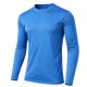24 Packs Men's Long Sleeve Moisture Wicking Performance Crew Neck Tee Medium Blue Size 2xl - Men's Tee Shirts For Donation
