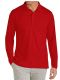 24 Packs Men's Long Sleeve Polo Shirt Red Medium - Mens Polo Shirts