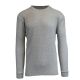 24 Packs Men's Long Sleeve WafflE-Knit Crew Neck Thermal Shirt Heather Grey Size L - Mens Thermals