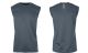 24 Packs Men's MoisturE-Wicking Wrinkle Free Performance Muscle Tee Charcoal Size L - Men's Activewear