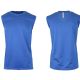 24 Packs Men's MoisturE-Wicking Wrinkle Free Performance Muscle Tee Medium Blue Size 2XL - Men's Activewear