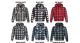 12 Pieces Men's Plaid Hoodie With Fur Lining - Black White - Pack aa - Mens Jackets