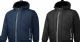 12 Pieces Men's Puffer Jacket With Fur Lining In Navy - Mens Jackets