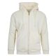 24 Packs Men's SherpA-Lined Full Zip Hoodie Beige Size L - Men's Winter Jackets