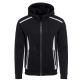 24 Packs Men's Sherpa Fleece Lined Reflective Tech Zip Hoodie Black Size L - Men's Winter Jackets