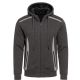 24 Packs Men's Sherpa Fleece Lined Reflective Tech Zip Hoodie Charcoal Size XL - Men's Winter Jackets