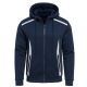24 Packs Men's Sherpa Fleece Lined Reflective Tech Zip Hoodie Navy Size L - Men's Winter Jackets