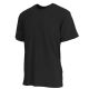 24 Packs Men's Short Sleeve Crew Neck Cotton Blend Classic Tee Black Size XL - Men's Tee Shirts For Donation