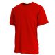 24 Packs Men's Short Sleeve Crew Neck Cotton Blend Classic Tee Red Size L - Men's Tee Shirts For Donation