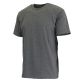 24 Packs Men's Short Sleeve Crew Neck Cotton Blend Classic Tee Charcoal Size XL - Men's Tee Shirts For Donation