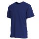 24 Packs Men's Short Sleeve Crew Neck Cotton Blend Classic Tee Navy Size M - Men's Tee Shirts For Donation