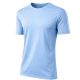 24 Packs Men's Short Sleeve MoisturE-Wicking Quick Dry Crew Neck Tee Light Blue Size XL - Men's Tee Shirts For Donation