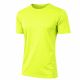 24 Packs Men's Short Sleeve MoisturE-Wicking Quick Dry Crew Neck Tee Neon Green Size 2XL - Men's Tee Shirts For Donation