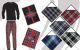 36 Pieces of Mens 2 Piece Loungewear Set Assorted Plaid Sleepwear Sets Sizes S-xl