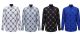 24 Pieces Mens Digital Foil Printed Shirt Pack Pack B - Mens Polo Shirts