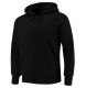 12 Pieces of Mens Heavy Weight Zippered Hoodie Black  C