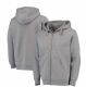 12 of Mens Heavy Weight Zippered Hoodie Grey C
