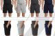 108 Pieces Mens Jersey Basic Pull On Shorts In Navy Assorted Sizes S-xl - Mens Shorts