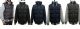 12 Pieces Mens Nylon Fleece Hooded Jacket In Light Grey And Black ( Pack B: M-3xl) - Mens Jackets