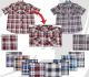 60 Pieces of Mens Short Sleeve Yarn Dyed Button Down Fashion Shirts Assorted Sizes S-xl