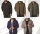 12 Pieces of Men's Woven Full Zip Padded Jacket Assorted Sizes M-2xl Gray