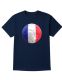 24 Pieces Unisex Cotton Soccer Printed T Shirt France Soccer Printed Tee Size 2X-Large - Soccer Team Tees