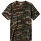 120 Pieces Mens Cotton Short Sleeve T Shirts Green Camo Size 2xl - Men's Tee Shirts For Donation
