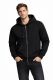 72 Pieces Men's Cotton Fleece Full Zip Hooded Sweat Shirt Black Assorted Sizes M- 2xl - Mens Sweat Shirt